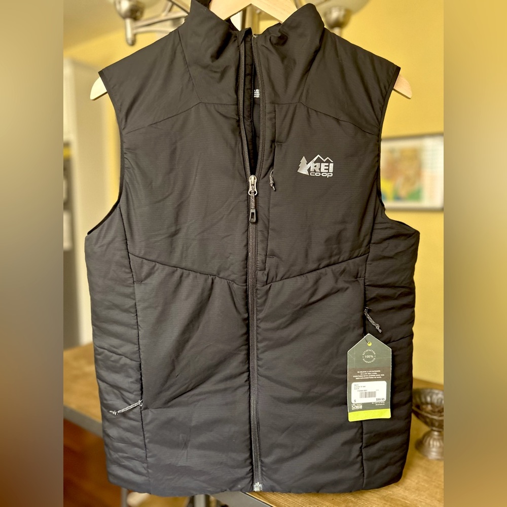 REI CO-OP Activator SI Vest black Men’s Small NEW lightweight